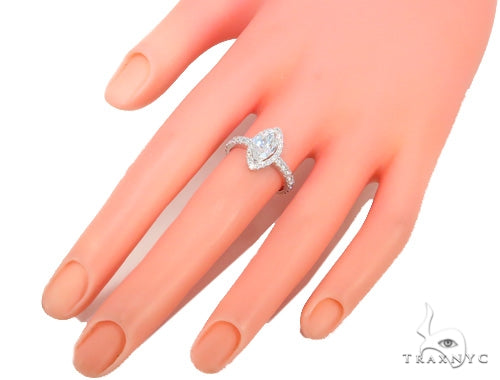 Prong Diamond Engagement Ring 43558 - Image 8