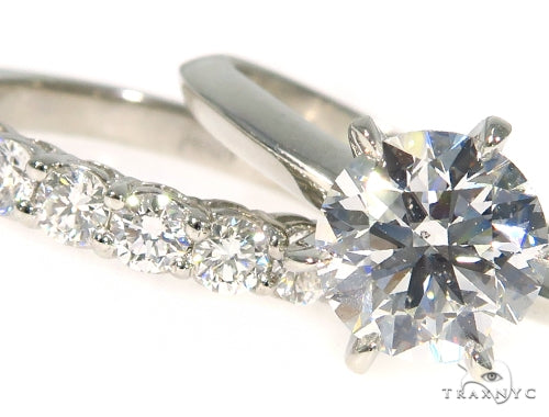 Prong Diamond Engagement Ring 49003 - Image 3