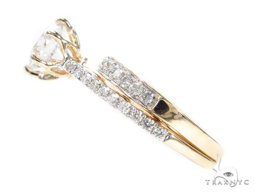 Prong Diamond Engagement Ring Set 42309 - Image 4