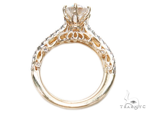 Prong Diamond Engagement Ring Set 42309 - Image 6