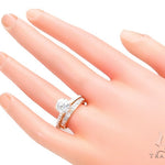 Prong Diamond Engagement Ring Set 42309 - Image 7