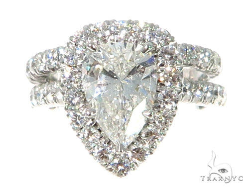 Prong Diamond Engagement Ring Set 48995 - Image 3