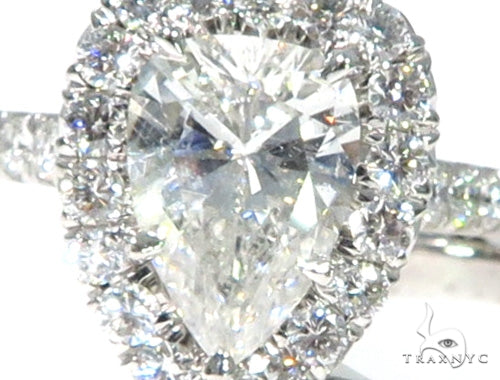 Prong Diamond Engagement Ring Set 48995 - Image 5