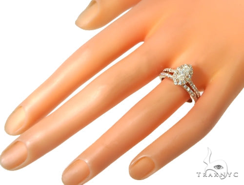 Prong Diamond Engagement Ring Set 48998 - Image 10