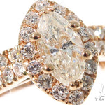 Prong Diamond Engagement Ring Set 48998 - Image 4