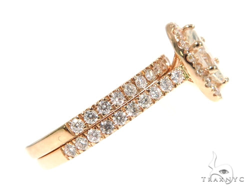 Prong Diamond Engagement Ring Set 48998 - Image 6