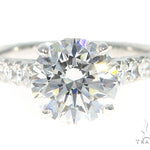 Prong Diamond Engagement Ring Set 48999 - Image 2