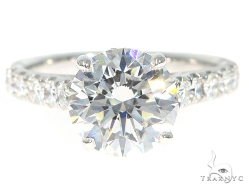 Prong Diamond Engagement Ring Set 48999 - Image 2