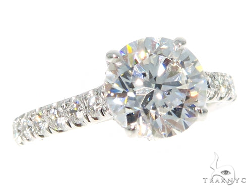 Prong Diamond Engagement Ring Set 48999 - Image 6