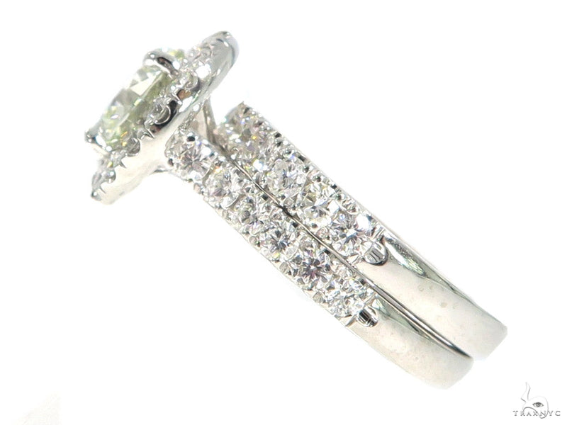Prong Diamond Engagement Ring Set 49761 - Image 3