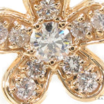 Prong Diamond Flower Ring 35255 - Image 3