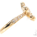 Prong Diamond Flower Ring 35255 - Image 4