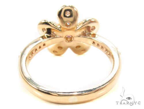 Prong Diamond Flower Ring 35255 - Image 5
