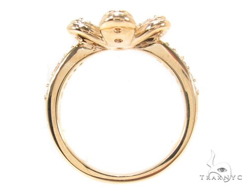 Prong Diamond Flower Ring 35255 - Image 6