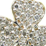 Prong Diamond Three Leaf Clover Pendant 37485 - Image 3