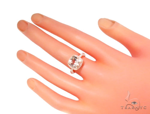 Prong Diamond Gemstone Ring 44536 - Image 8