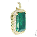 Prong Diamond Green Fancy Pendant 49018 - Image 3