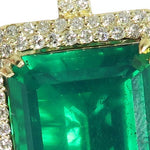 Prong Diamond Green Fancy Pendant 49018 - Image 4