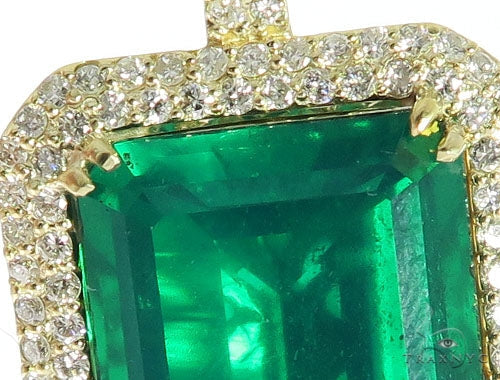 Prong Diamond Green Fancy Pendant 49018 - Image 4