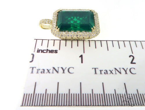 Prong Diamond Green Fancy Pendant 49018 - Image 8