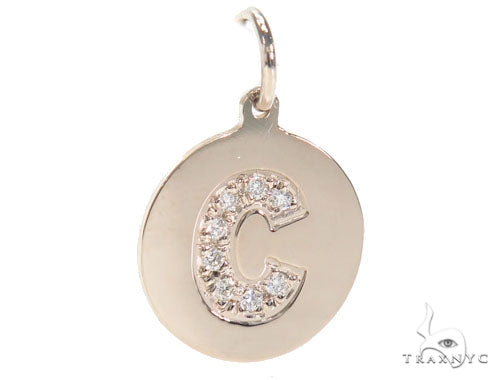 Prong Diamond Initial 'C' Pendant 40947 - Image 2