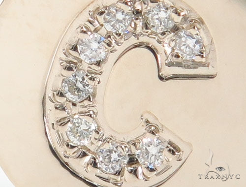 Prong Diamond Initial 'C' Pendant 40947 - Image 3