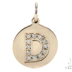 Prong Diamond Initial 'D' Pendant 40948 - Image 1