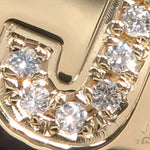 Prong Diamond Initial 'J' Pendant 40944 - Image 3