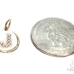 Prong Diamond Initial 'J' Pendant 40944 - Image 5