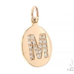 Prong Diamond Initial 'J' Pendant 40944 - Image 9