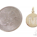 Prong Diamond Initial 'J' Pendant 40944 - Image 13