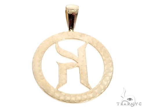 Prong Diamond Initial Letter K Pendant 64821 - Image 3