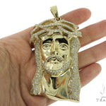 Prong Diamond Jesus Pendant 56523 - Image 6