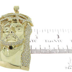 Prong Diamond Jesus Pendant 56523 - Image 9