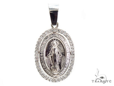 Prong Diamond Jesus Pendant 40826 - Image 1