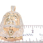 Prong Diamond Jesus Pendant 44526 - Image 5