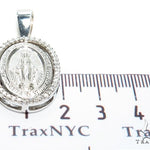 Prong Diamond Jesus Pendant 49506 - Image 5