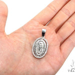 Prong Diamond Jesus Pendant 49506 - Image 7