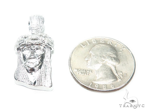 Prong Diamond Jesus Piece 41606 - Image 5