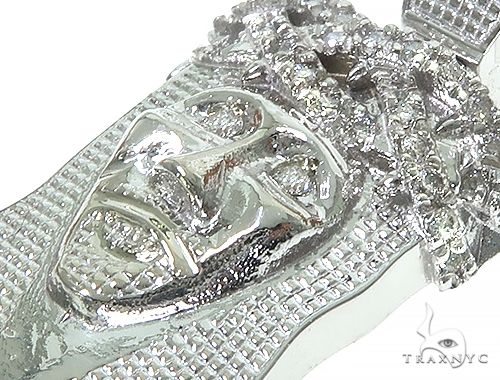 Prong Diamond Jesus Piece 41607 - Image 3