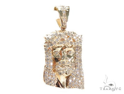 Prong Diamond Jesus Piece 41655 - Image 1