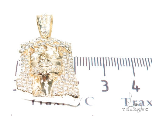 Prong Diamond Jesus Piece 41655 - Image 6