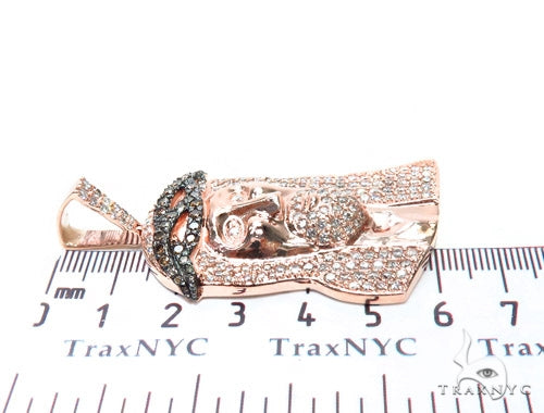 Prong Diamond Jesus Piece 41762 - Image 6