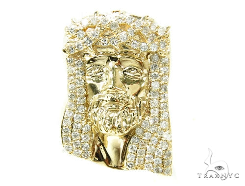 Prong Diamond Jesus Ring 36893 - Image 2