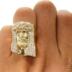 Prong Diamond Jesus Ring 36893 - Image 7