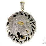 Prong Diamond Lion Pendant 30822 - Image 1