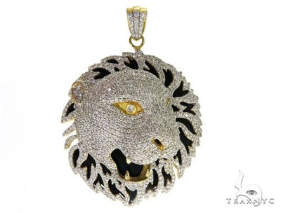 Prong Diamond Lion Pendant 30822 - Image 1