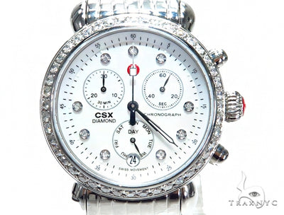 Prong Diamond Michele Watch 41581 - Image 1