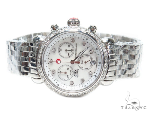 Prong Diamond Michele Watch 41581 - Image 5