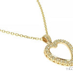 14K Gold Heart Diamond Set 29180 - Image 2